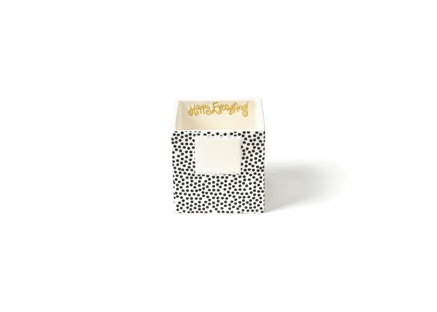 Black Small Dot Mini Nesting Cube Small