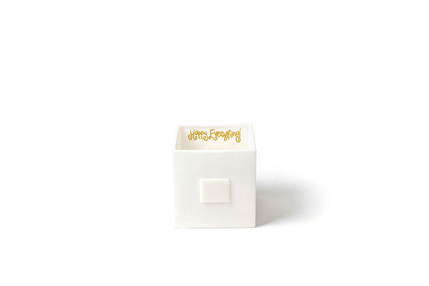 White Small Dot Mini Nesting Cube Medium