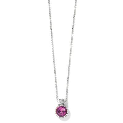 MERIDIAN AURORA PETITE NECKLACE-AMETHYST