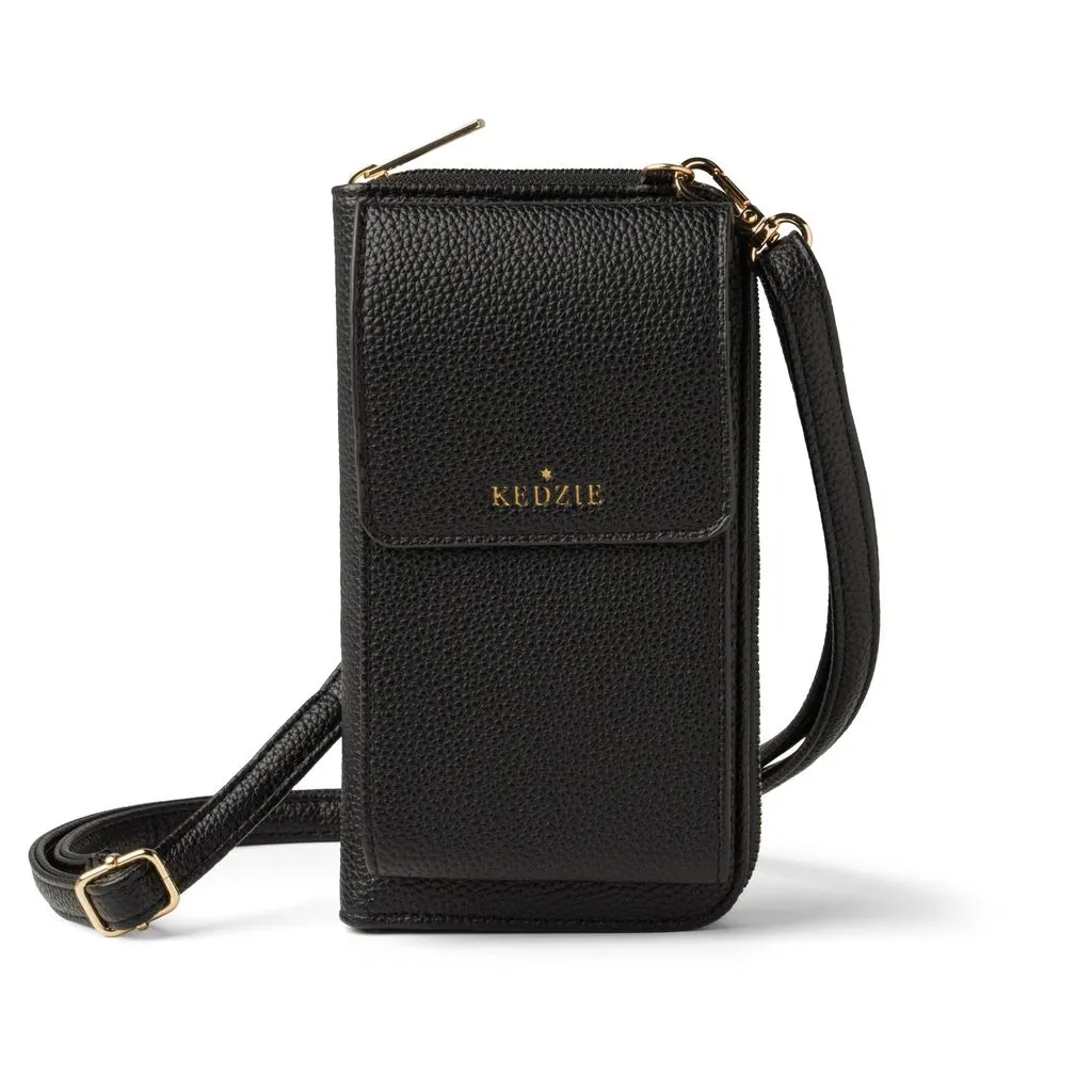 Kedzie Eclipse Smartphone Crossbody, Color: Black