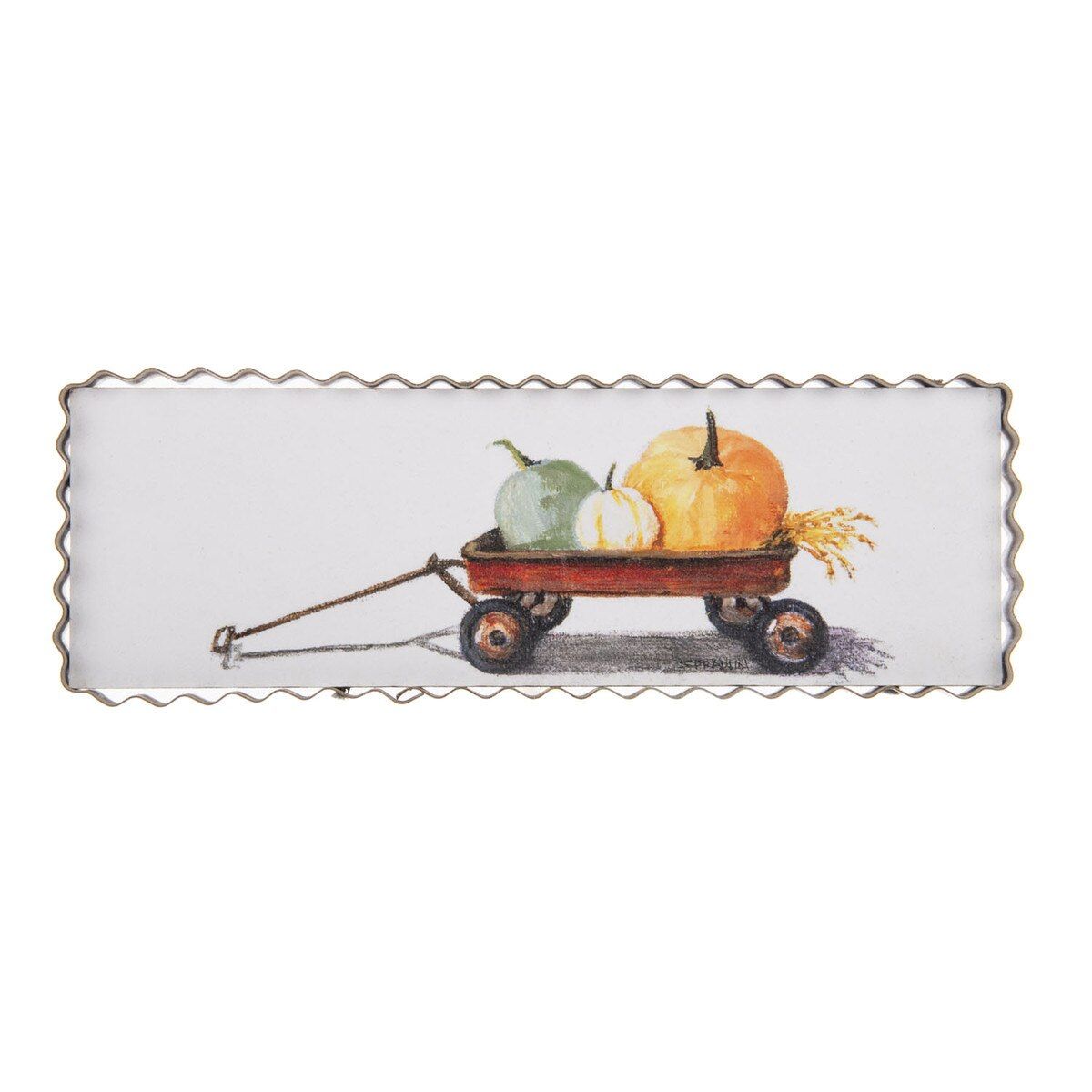 WAGON OF PUMPKINS