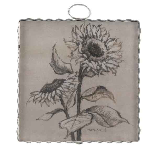 Sepia Sunflowers