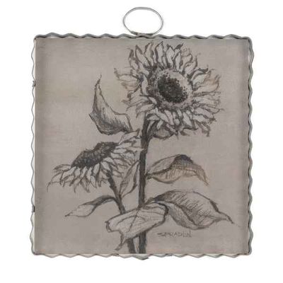 Sepia Sunflowers