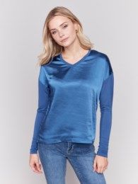 SATIN FRONT TOP