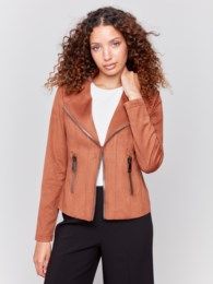 VINTAGE SUEDE MOTO JACKET