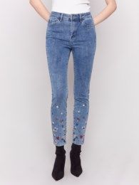 EMBROIDERED PEARL BOTTOM PANT