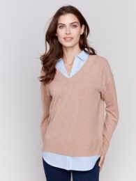 BANKER STRIPE POPLIN FOOLER