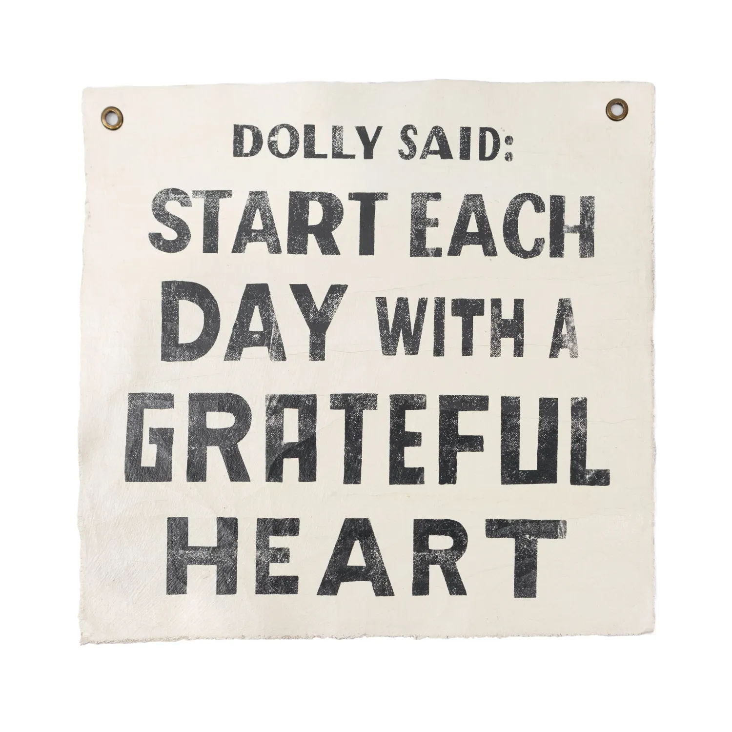 DOLLY SAID PAINTED WALL HANGING
