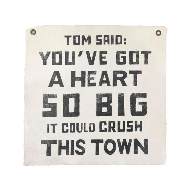 TOM SAID PAINTED WALL HANGING