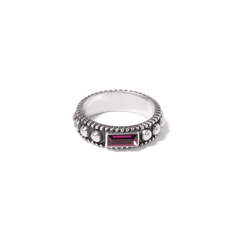 Pretty Tough Gem Ring-Amethyst