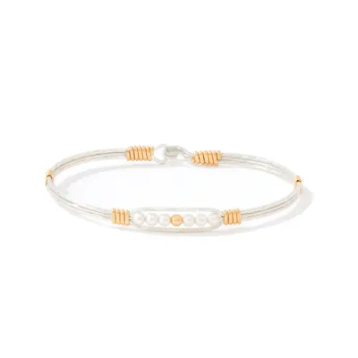 Creation Bracelet SS w/14K Artist Wire