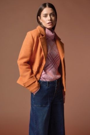 SNAP CLOSURE PEACOAT