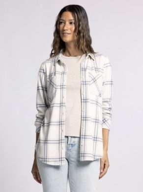 LEWIS SHIRT, Color: IVORY GREY, Size: SMALL