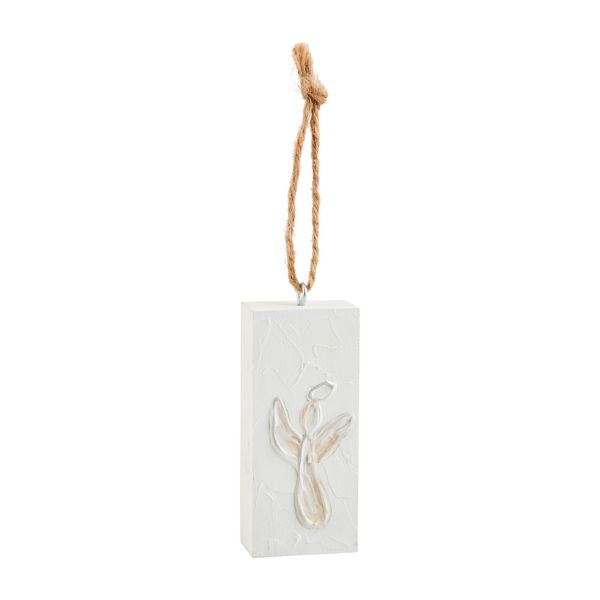 ANGEL WHITE XMAS ORNAMENT