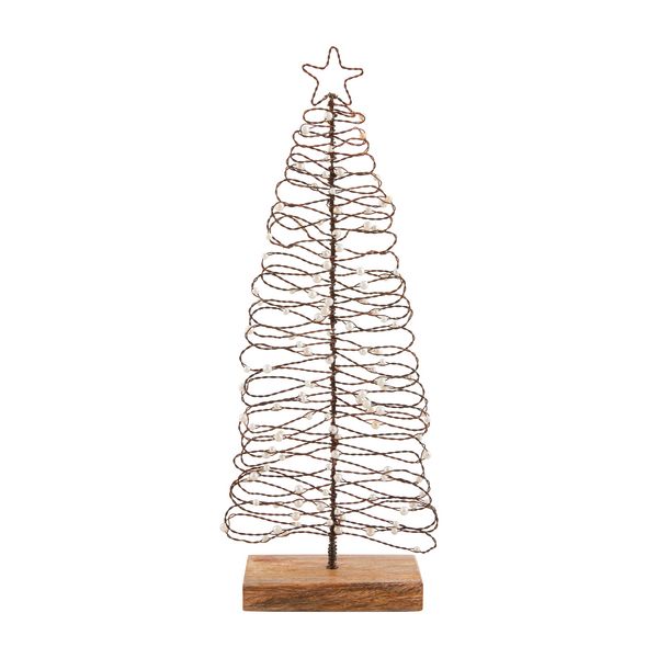 MED BEADED WIRE TREE SITTER