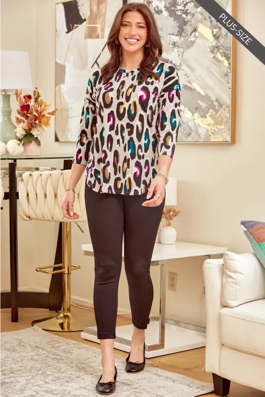 ANIMAL PRINT TOP