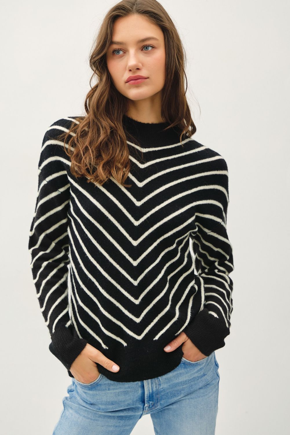ULTRA COZY STRIPED SWEATER