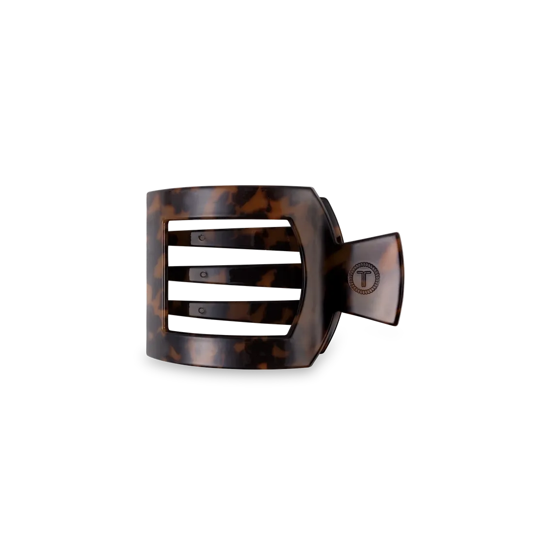 Square Flat Hair Clip | Small | Tortoise