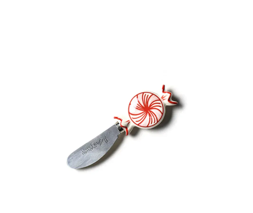Peppermint Embellishment Appetizer Spreader