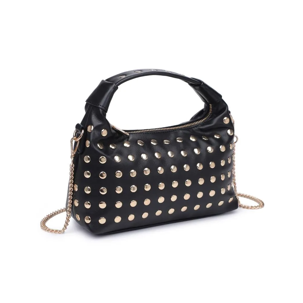 Beckette Studded Crossbody-Black
