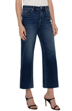 Stride High Rise Crop w/Wide Cut Hem 26in ins