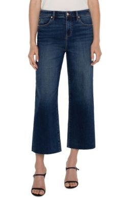 Stride High Rise Crop w/Wide Cut Hem 26in ins