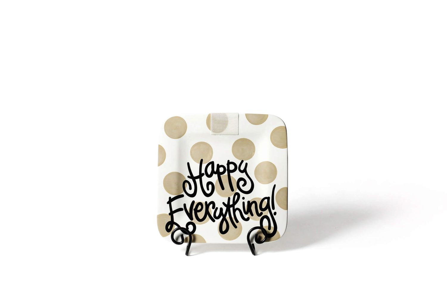 NEUTRAL DOT HAPPY EVERYTHING 9.25 MINI PLATTER