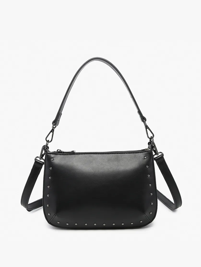 Carmen Studded Crossbody w/ Shoulder Strap