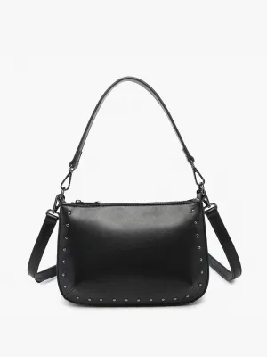 Carmen Studded Crossbody w/ Shoulder Strap