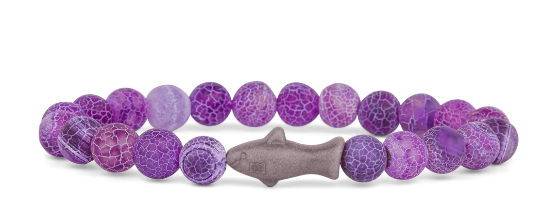 The Voyage Bracelet - Shark Coral Reef Violet