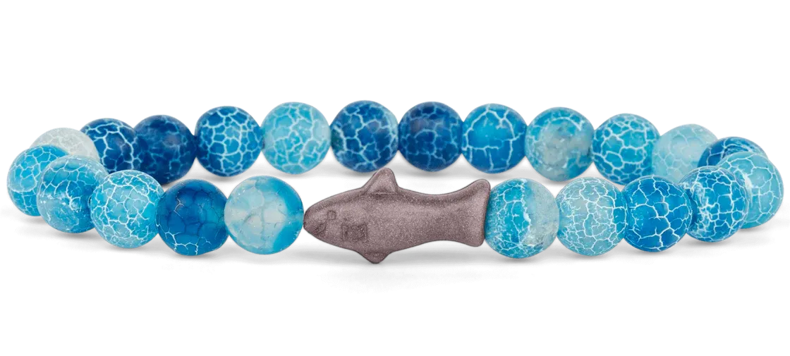 The Voyage Bracelet - Shark Aqua Blue