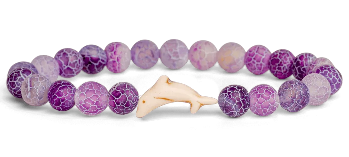 The Odyssey Bracelet - Dolphin Coral Reef Violet