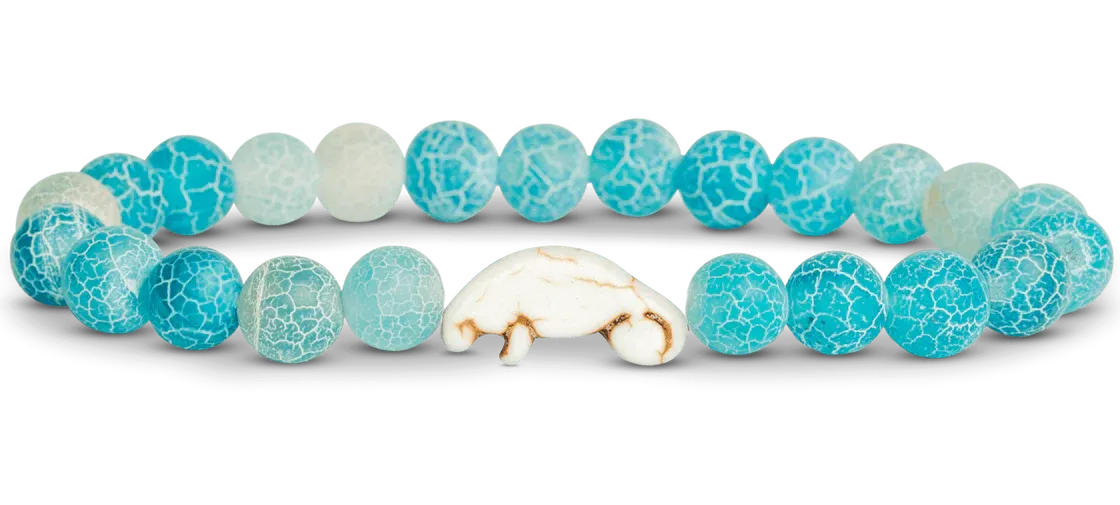 The Drift Bracelet - Manatee-aqua blue