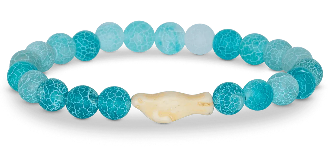 The Glide Bracelet - Seal, Color: Aqua blue