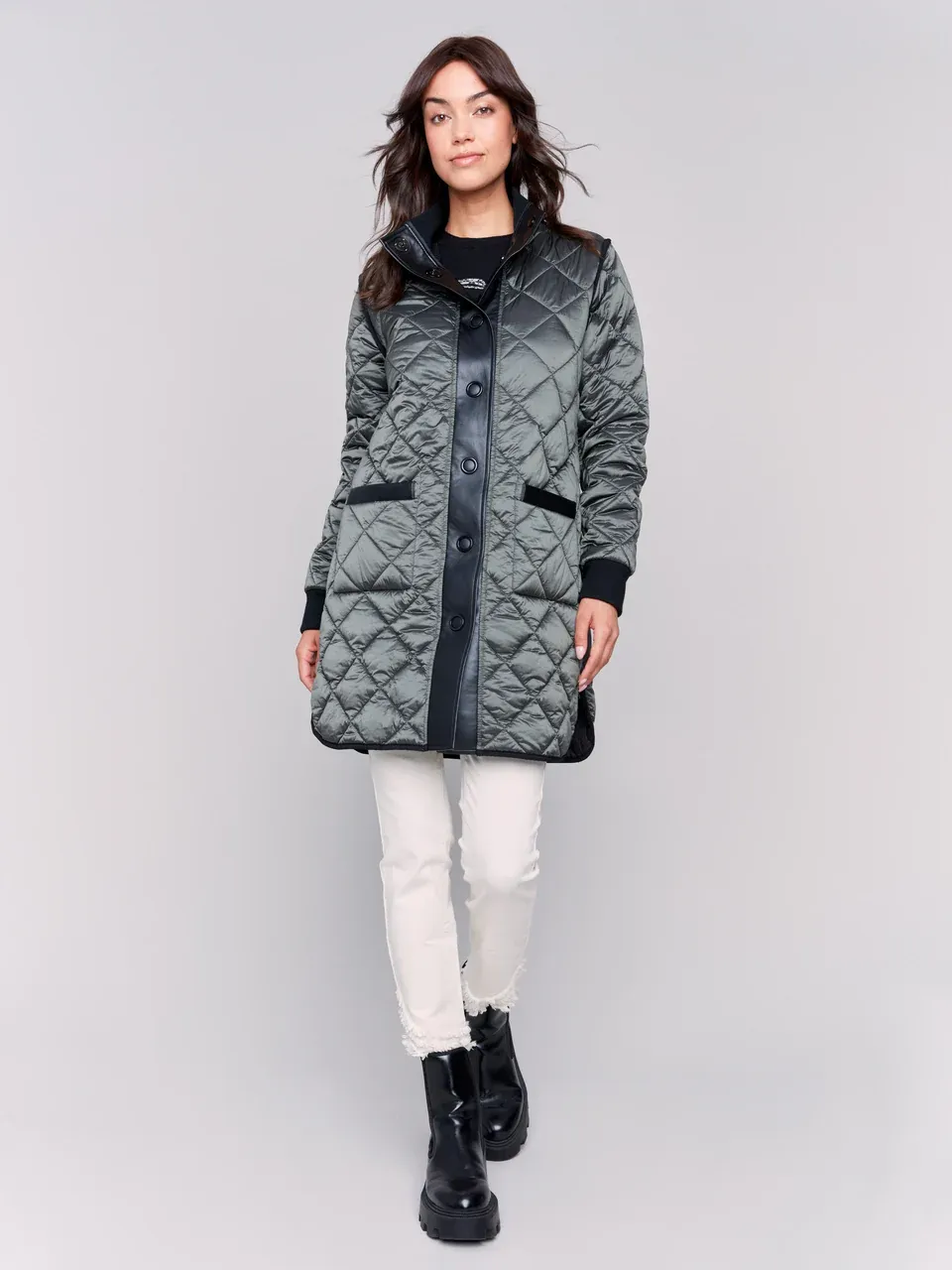 REVERSIBLE QUILTED PUFFER