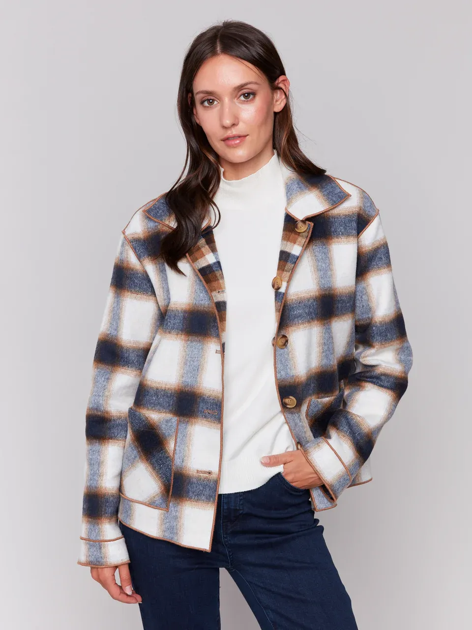 REVERSIBLE SHORT JACKET