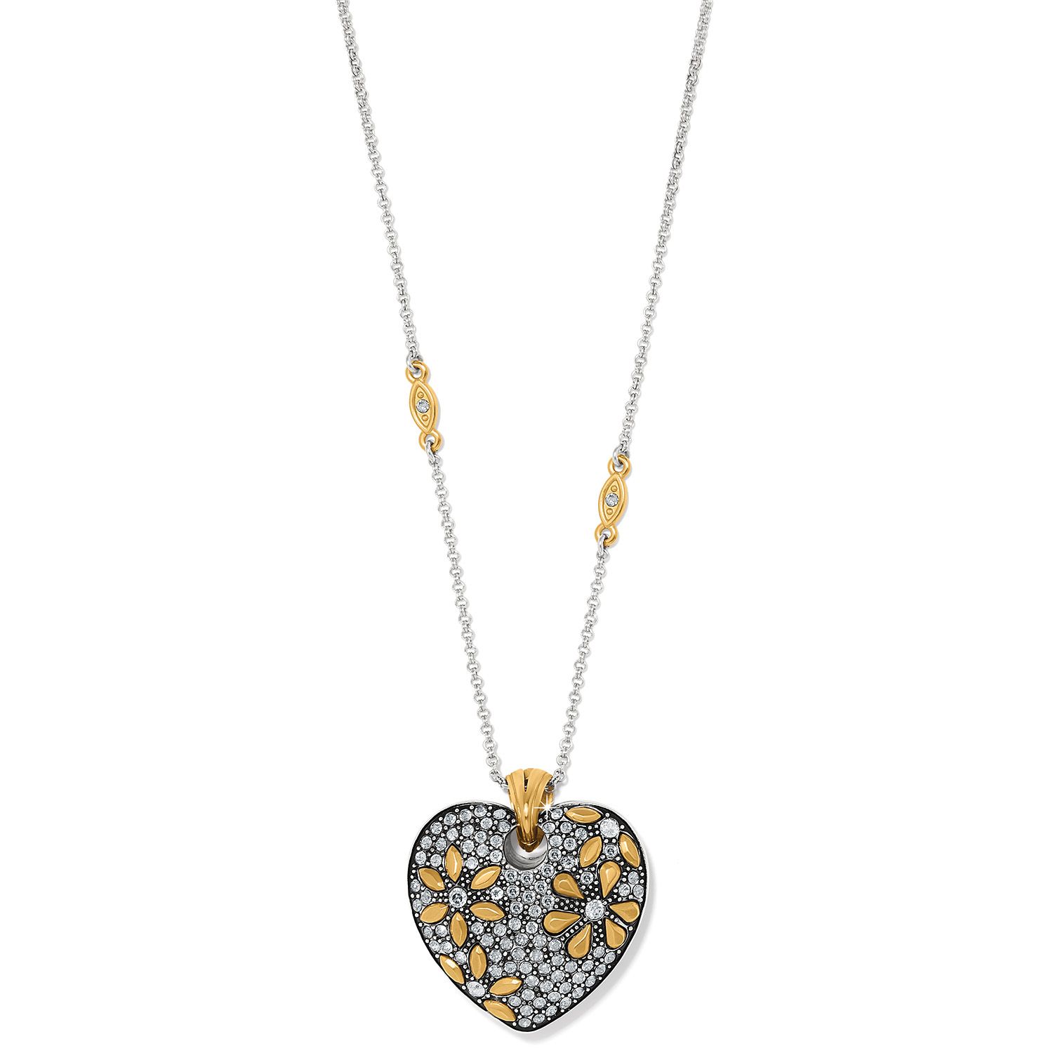 Garden Of Love Heart Convertible Reversible Necklace