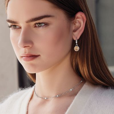 Meridian Aurora Leverback Earrings-Gold
