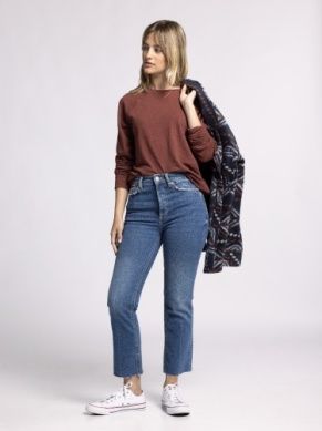 EVERETT TOP, Color: RED RD173, Size: SMALL