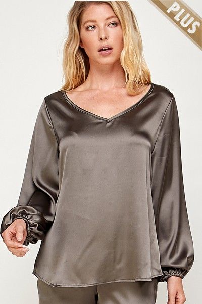 SATIN TOP