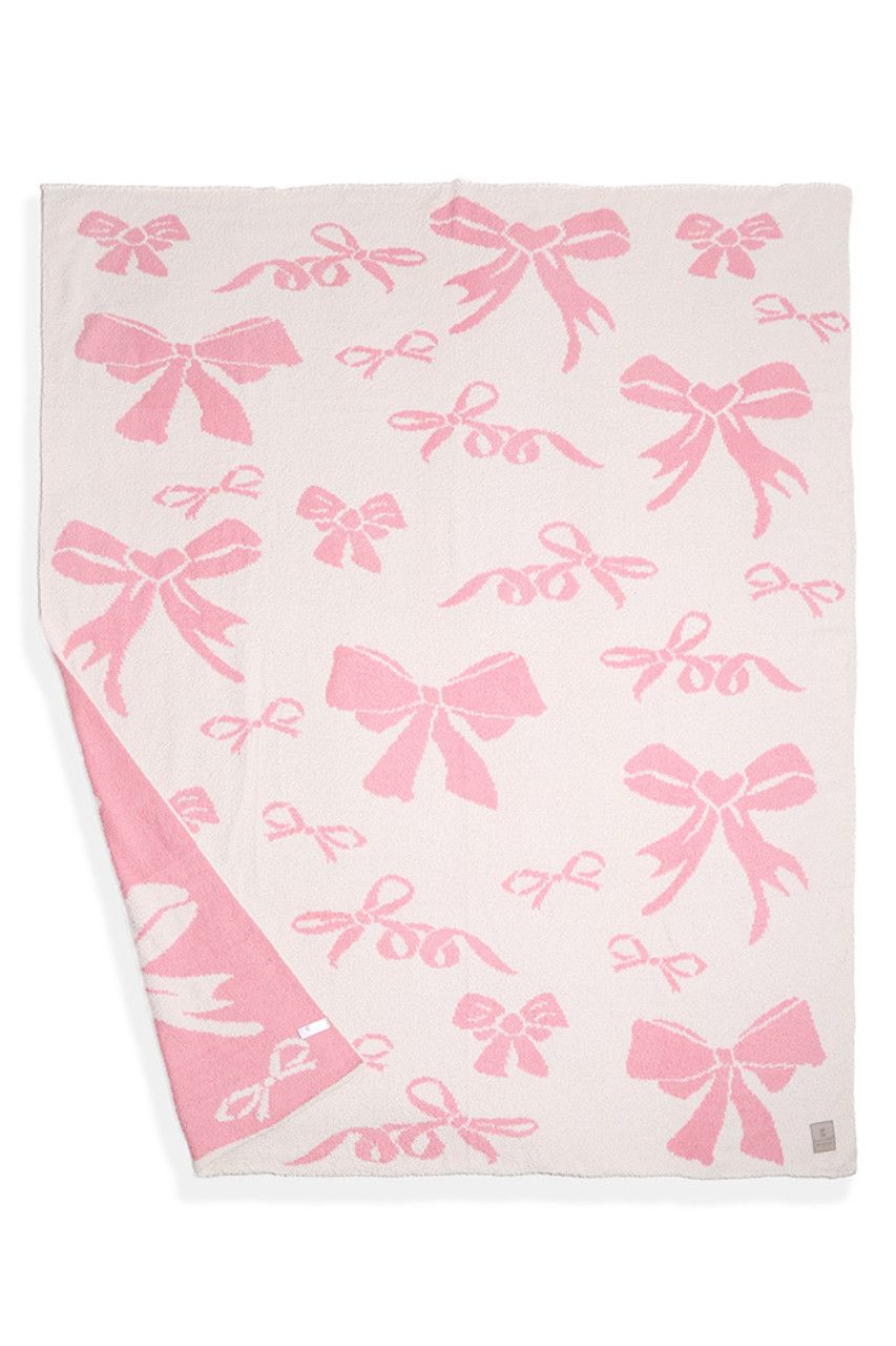 PLUSH MIXED RIBBON THROW BLANKET