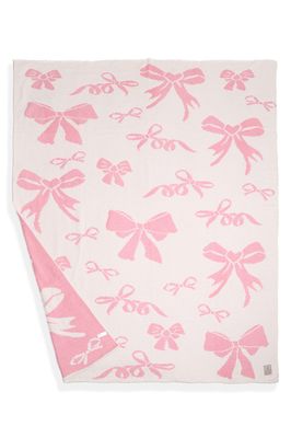 PLUSH MIXED RIBBON THROW BLANKET
