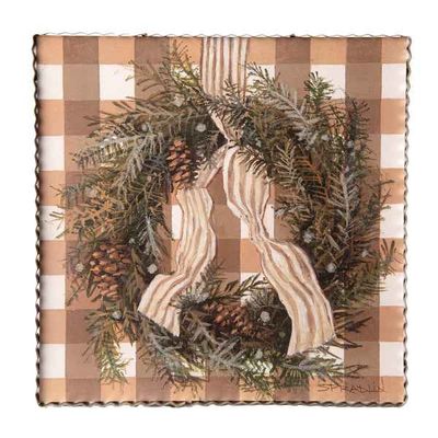 Natural Wreath Print