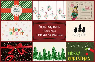 Christmas Tray Inserts