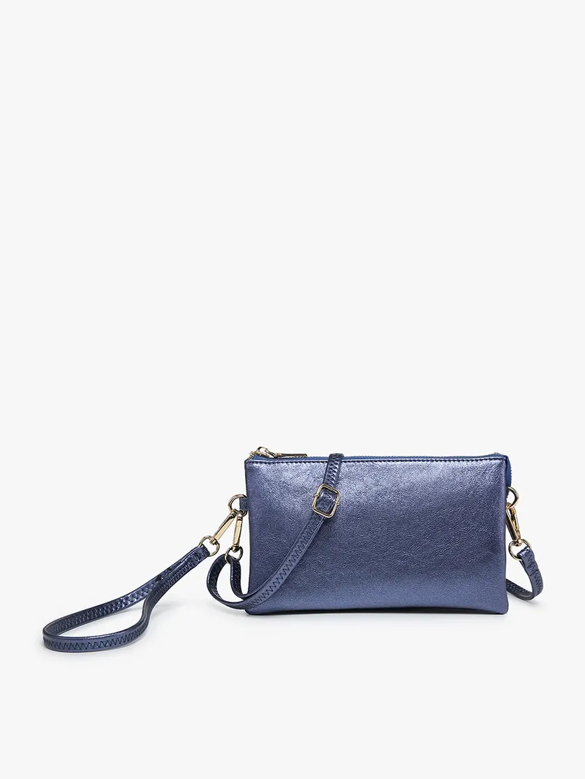 Riley Monogrammable 3 Compartment Crossbody/Wristlet, Color: Sodalite
