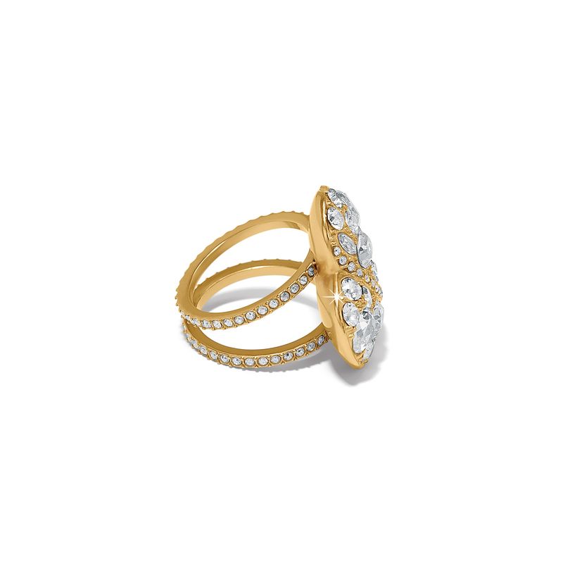 TRUST YOUR JOURNEY GOLD HEART RING-7