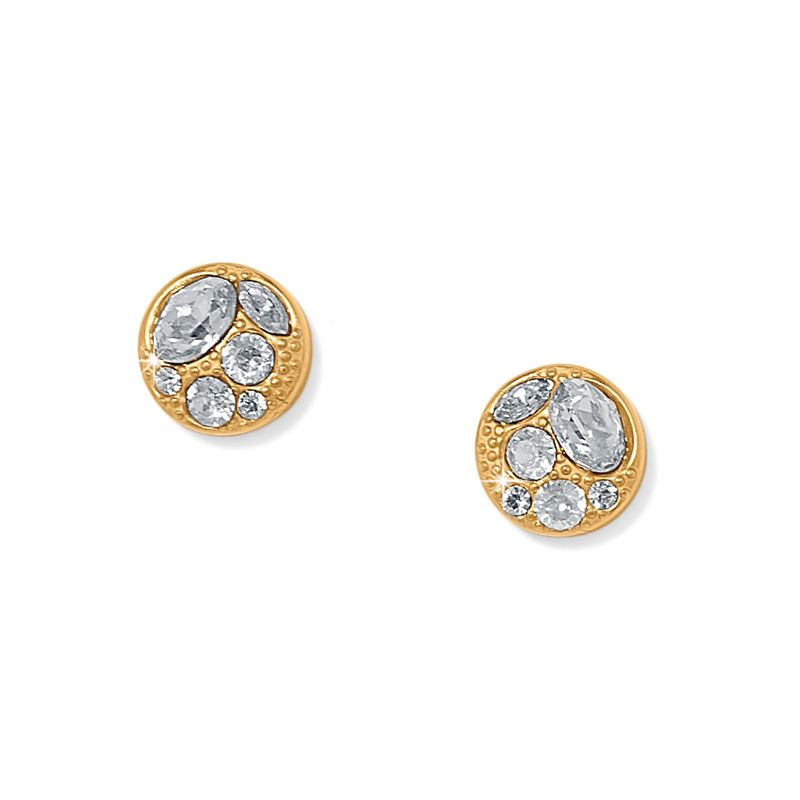 Trust Your Journey Post Earrings-Gold