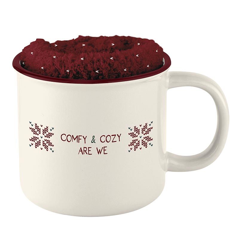 Mug &amp; Sock Gift Set - Comfy Cozy