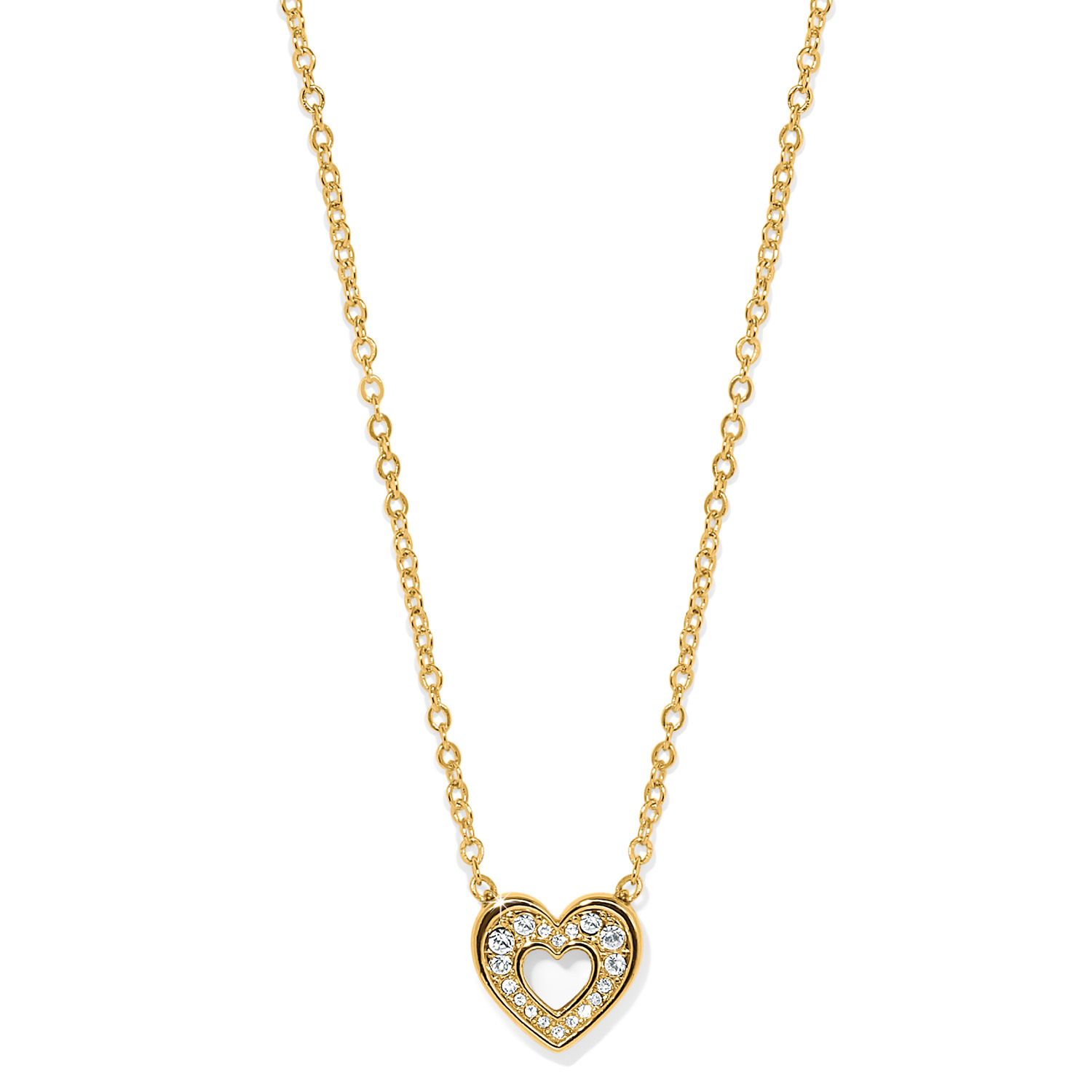 Enchanting Heart Necklace-Gold