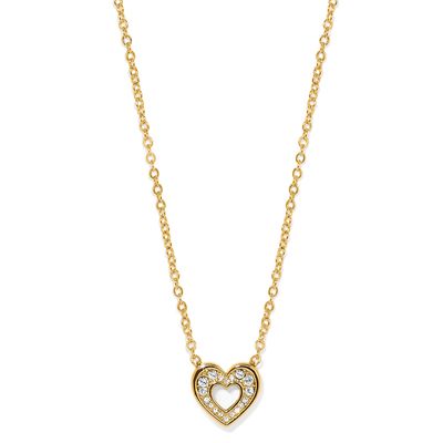Enchanting Heart Necklace-Gold